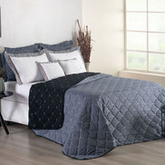Queen Reversible Embroidered Bedspread Set 7 Pieces 102.4 x 94.5 in – Luxury Soft Bedding 400 Thread Count