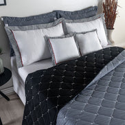 Queen Reversible Embroidered Bedspread Set 7 Pieces 102.4 x 94.5 in – Luxury Soft Bedding 400 Thread Count