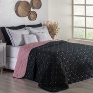 Queen Reversible Embroidered Bedspread Set 7 Pieces 102.4 x 94.5 in – Luxury Soft Bedding 400 Thread Count