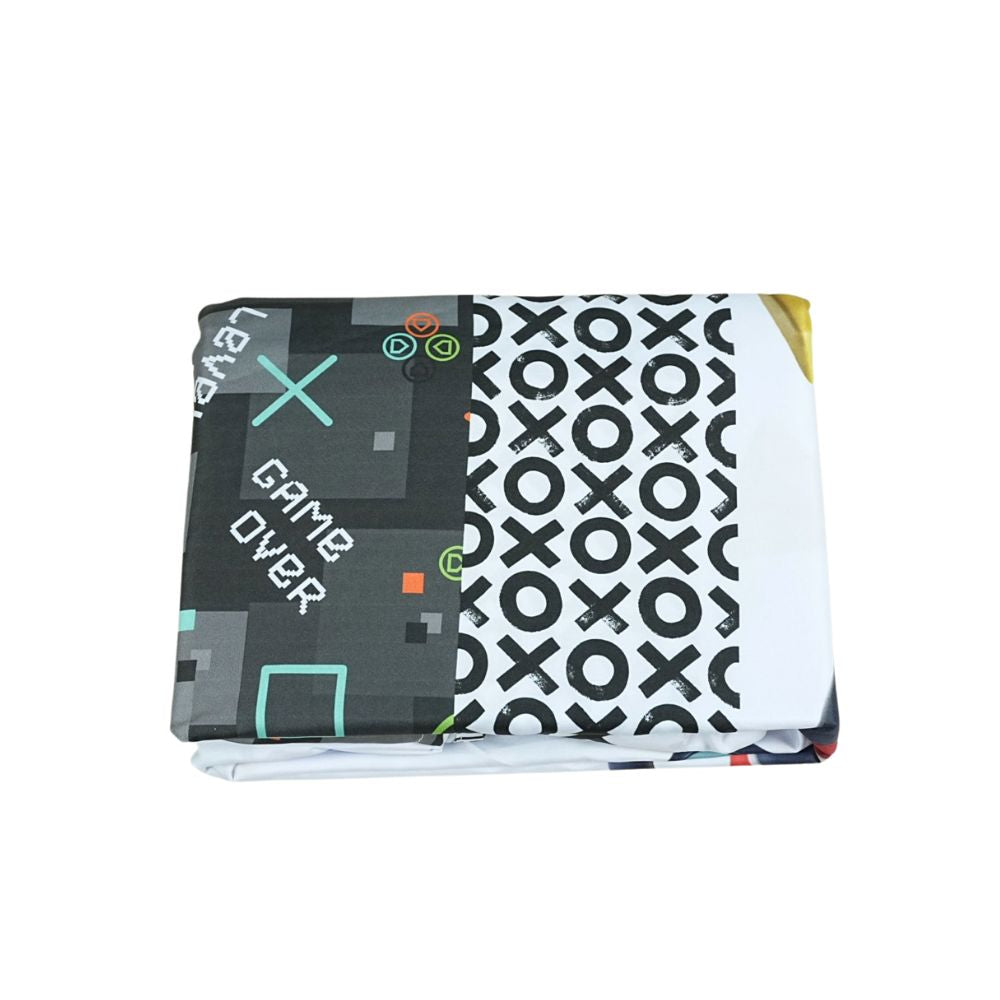 3-Piece Twin Sheet Set Printed 300 Thread Count Microfiber – Soft Fitted Sheet Bedding