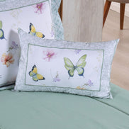 4-Piece Twin Comforter Set 300 Thread Count Microfiber with Cushion – Complete Bedding Set