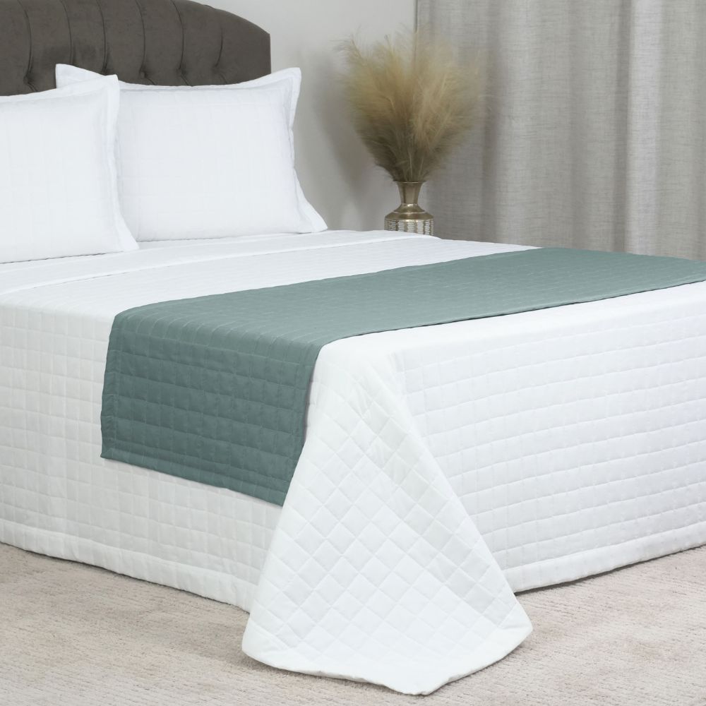 Queen Bed Runner Quilted 78.7 x 26 in – Microfiber Decorative Bedding