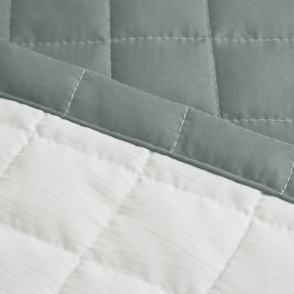 Queen Bed Runner Quilted 78.7 x 26.0 in – 300 Thread Count Microfiber Decorative Bedding