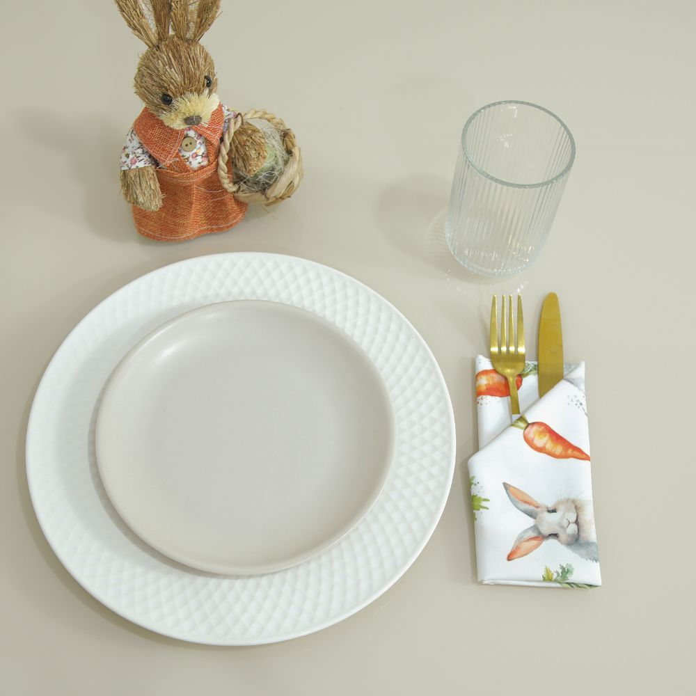 Essence Microfiber Cloth Napkins Set of 10, 13.78 x 13.78 in