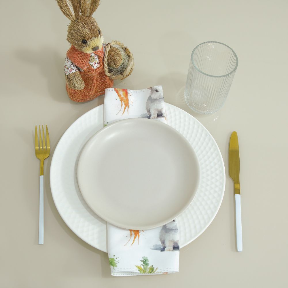 Essence Microfiber Cloth Napkins Set of 8, 13.78 x 13.78 in