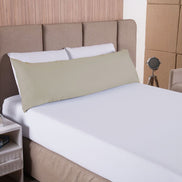 Long Body Pillow Cover 57.5 x 18.1 in – Microfiber 300 Thread Count with Zipper
