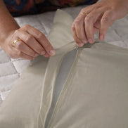 Long Body Pillow Cover 57.5 x 18.1 in – Microfiber 300 Thread Count with Zipper