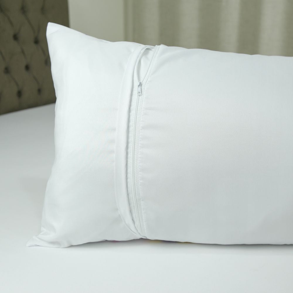Body Pillow Case 57.5 x 18.1 in with Zipper – Printed Microfiber Long Pillow Cover