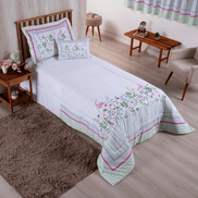 4-Piece Twin Comforter Set 300 Thread Count Microfiber with Cushion – Complete Bedding Set