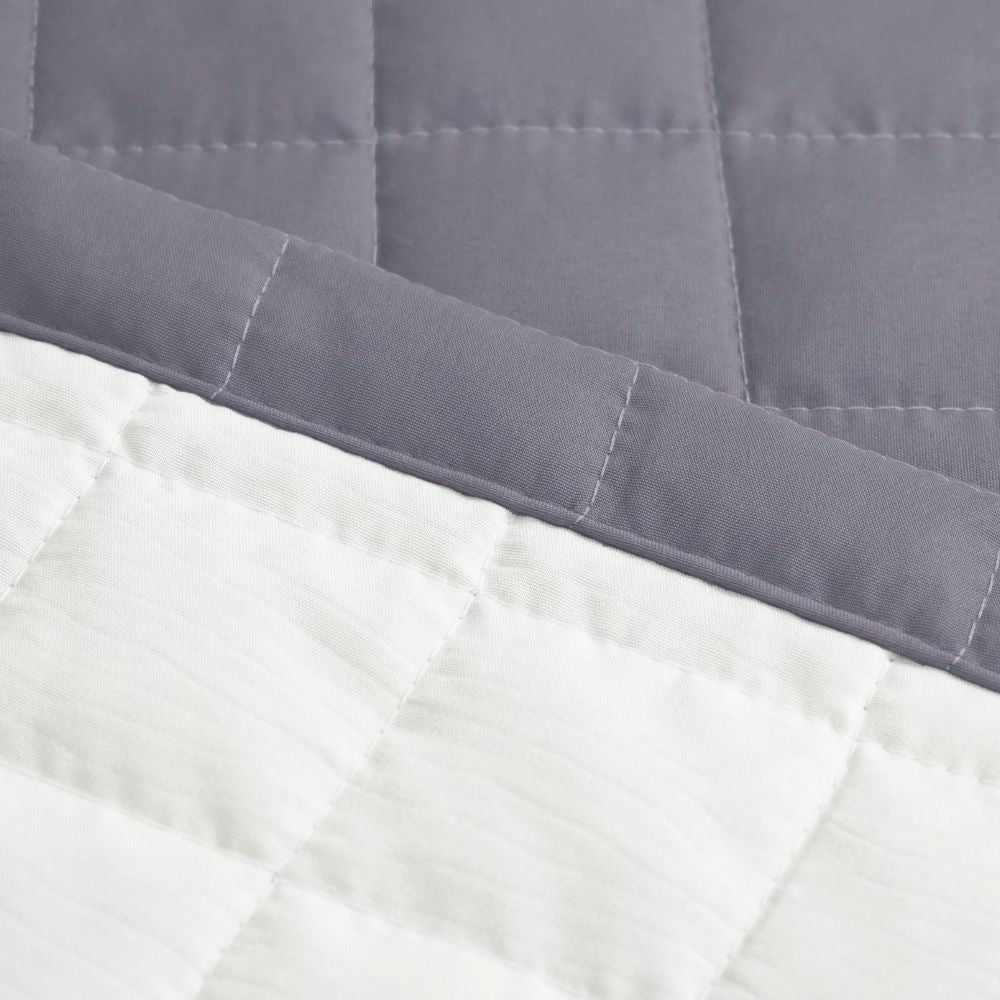 King Bed Runner Quilted 94.5 x 26 in – Microfiber Decorative Bedding