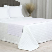 King Bed Runner Quilted 94.5 x 26 in – Premium Microfiber Decorative Bedding