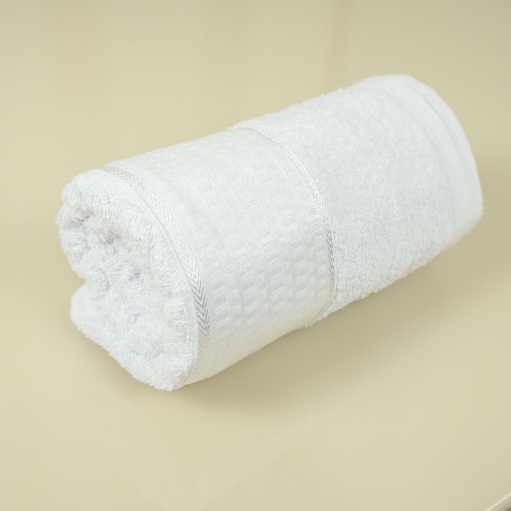 Bath Towel 100% Cotton 360 GSM 57.1 x 29.5 in – Absorbent Terry Towel