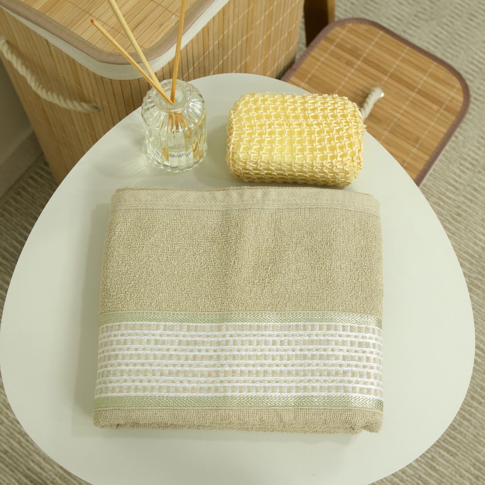 Bath Towel 100% Cotton 360 GSM 57.1 x 29.5 in – Soft Terry Towel