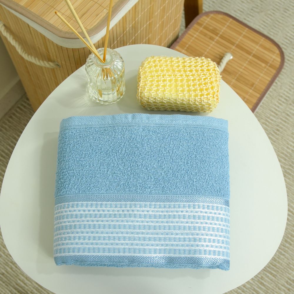 Toalha de Banho 100% Algodão 360 GSM 145 x 75 cm – Toalha Atoalhada Macia