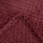 Fleece Blanket Queen 86.6 x 94.5 in – Soft Throw with Bubble Texture