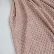 Fleece Blanket Queen 86.6 x 94.5 in – Soft Plush Throw with Bubble Texture