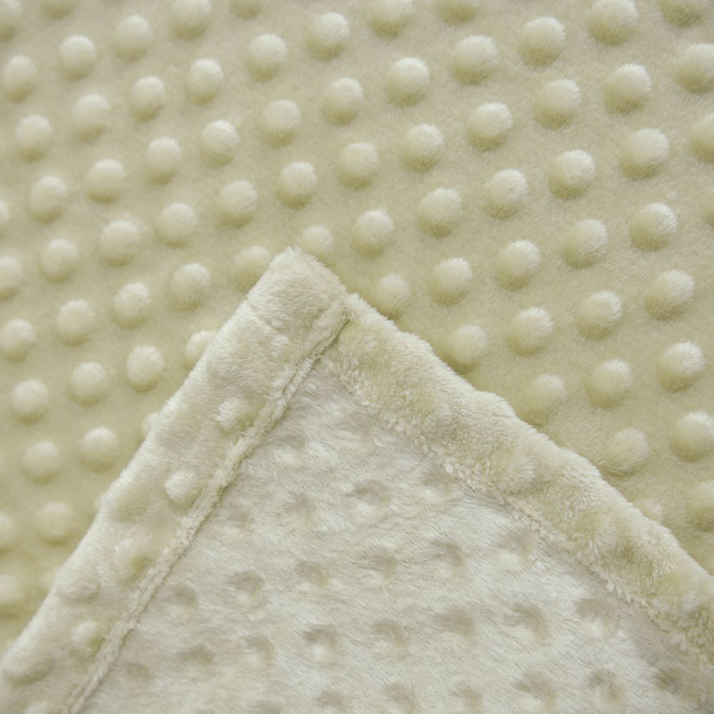Fleece Blanket Queen 86.6 x 94.5 in – Soft Plush Throw with Bubble Texture