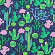 Charlo's Conjunto de 4 Capas de Sousplat Redondas Cacto Rosa Verde 14 pol. Diâmetro
