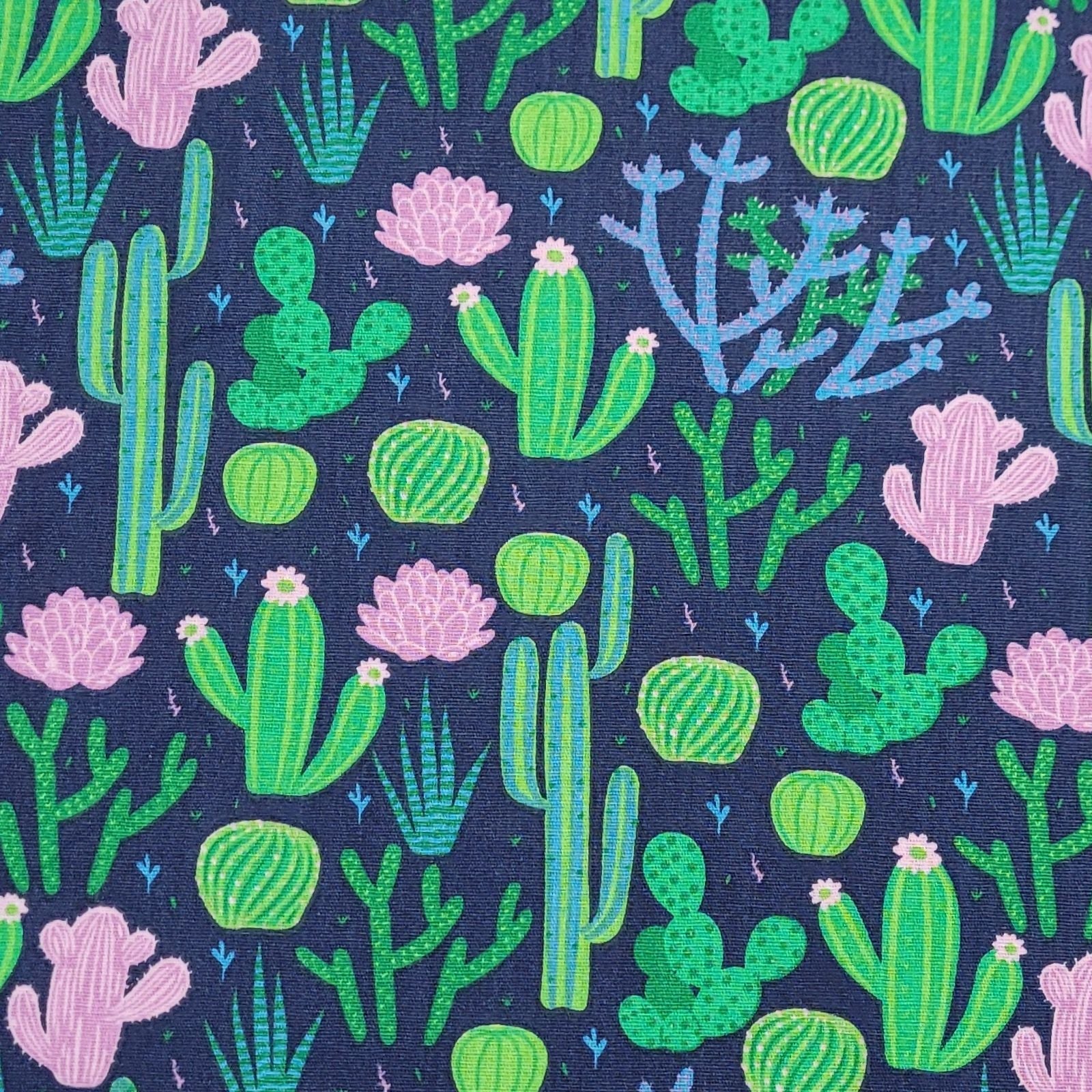 Charlo's Conjunto de 4 Capas de Sousplat Redondas Cacto Rosa Verde 14 pol. Diâmetro