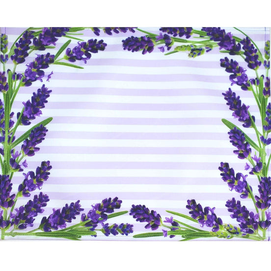 Set 4 Waterproof Rectangular Placemats Lavender 17X13