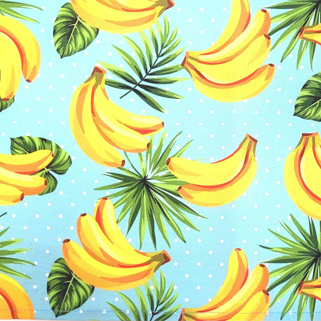 Charlo's Set of 4 Waterproof Rectangular Placemats Banana Joy 17X13