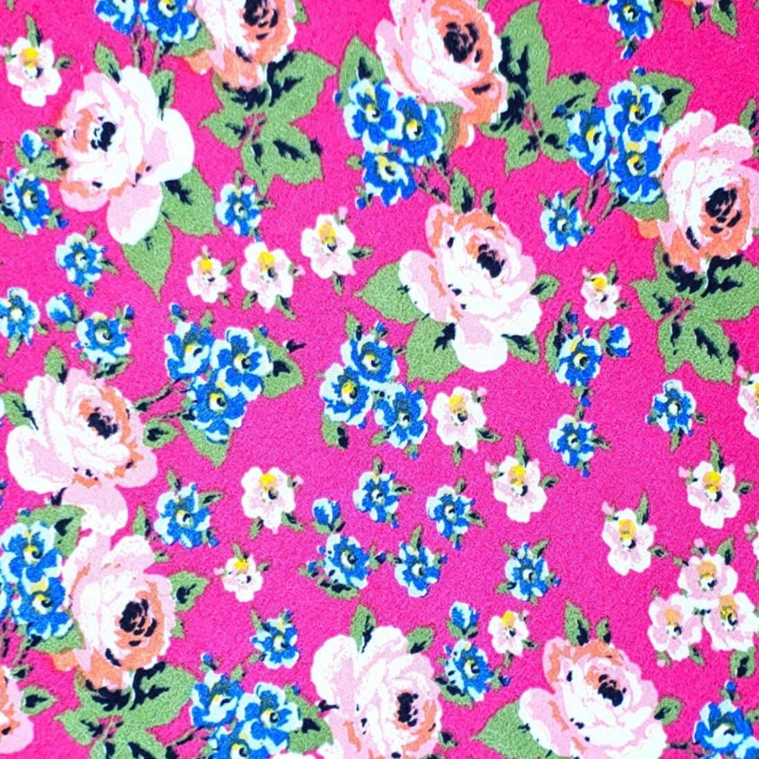 Charlo's Jogo com 4 Capas para Sousplats Redondos 35,56 cm Diâmetro Litle Pink Flower Charlo