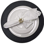 Maison Charlô | Conjunto de 4 Anéis de Guardanapo Delicados com Flores | Casamento, Ação de Graças, Natal, Ano Novo, Casamento, Banquete, Aniversário